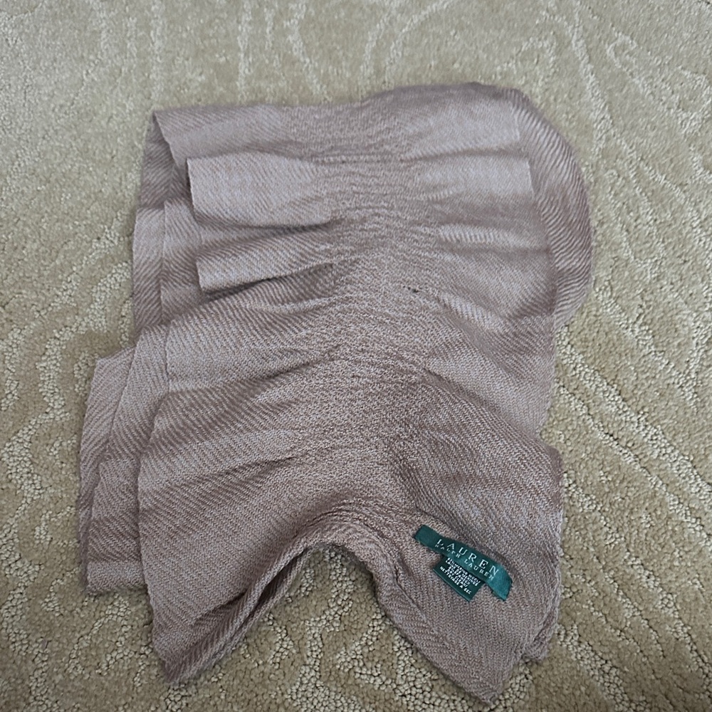Ralph Lauren beige scarf